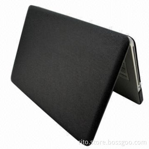 High Quality Black PU Leather Skin Cover for Macbook Pro 13, with Retina Display